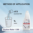 Nukisa 1L Floor Cleaning Solution Compatible With Roborock Robot Vacuum Mop