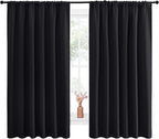 NICETOWN Black Blackout Curtain Blinds - Image 2
