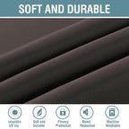 H.VERSAILTEX Brown Blackout Curtains - Image 4