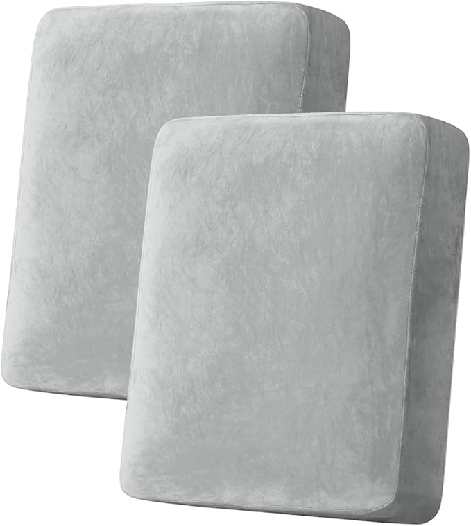 Couch Cover Stretch Velvet Sofa Cushion Cover 2-Piece by Taque