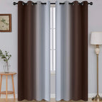 SimpleHome Ombre Room Darkening Curtains by SimpleHome