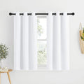 NICETOWN White Short Window Curtains by NICETOWN