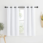NICETOWN White Short Window Curtains by NICETOWN