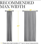 NICETOWN Short Room Darkening Curtains - Image 7