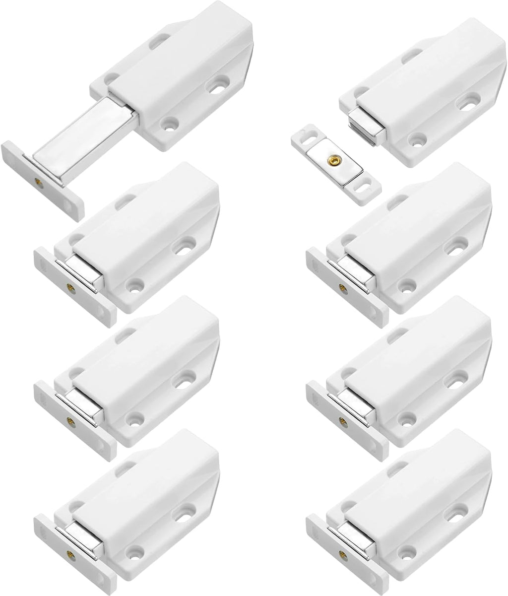 Zonon 16 Pack Magnetic Push Latch Push to Open Cabinet Hardware, Black