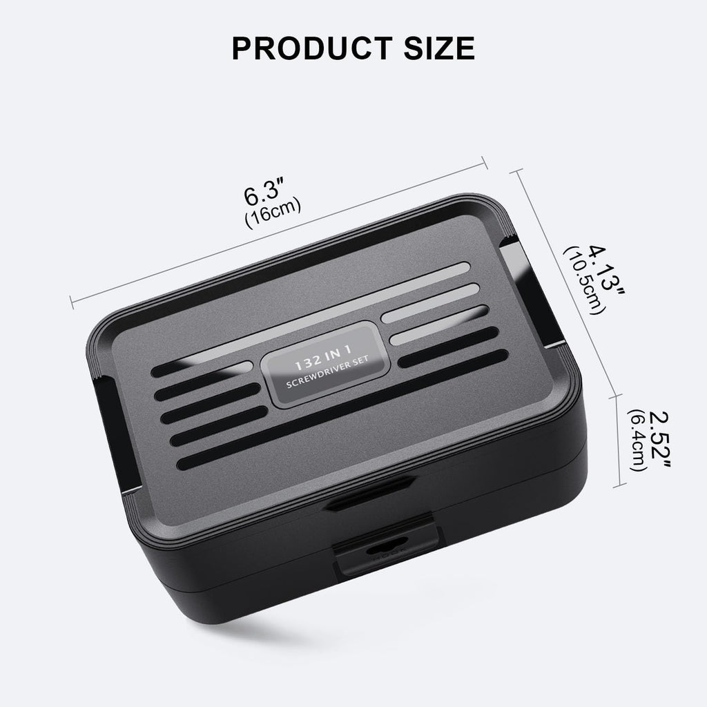 Mini Precision Screwdriver Set with Color-coded Identification, 132 in 1 Micro Magnetic Repair Tool Kits with Storage Box, 108 Bits,Small Manual Screw Driver Toolkits for iPhone/Mac/iPad/Table