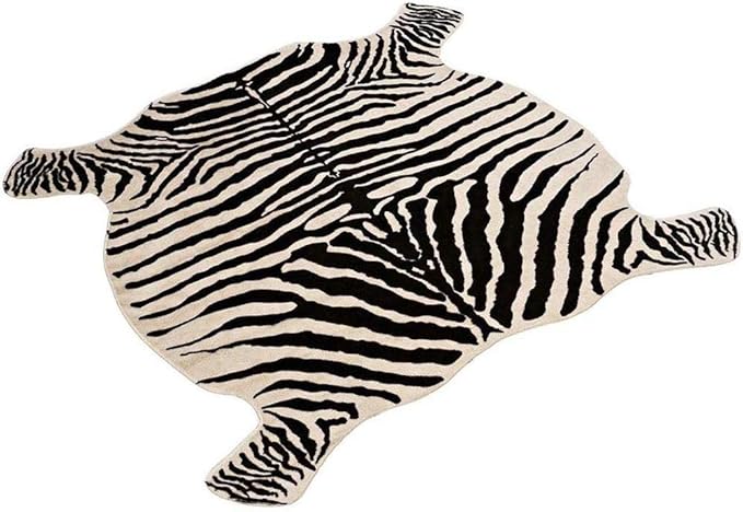 Zebra Rug Faux Zebra Print Area Rug Animal Hide Mat/Carpets by yingda1992