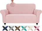ZNSAYOTX Super Stretch Loveseat Covers, New Striped Love Seat Slipcover by ZNSAYOTX