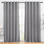NICETOWN Blackout Silver Grey Curtains & Drapes by NICETOWN