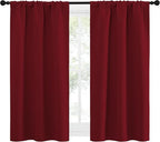 NICETOWN 50inch Curtains for Small Windows, Thermal Insulated Privacy Short - Image 2