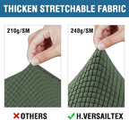 H.VERSAILTEX 4 Piece Stretch Sofa Covers - Image 3