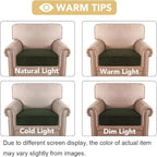H.VERSAILTEX Velvet Stretch Couch Cushion Cover Plush Cushion Slipcover - Image 6