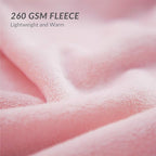 Bedsure GentleSoft Fleece Blankets Queen Size Pink - Image 6