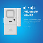 Door Window Alarms -10 Pack - Adjustable Volume, Chime/Alarm, Wireless, Door Window Alarm Sensor for Home Security, Kids Safety, Door Open Alert Security Alarm for Home, Apartment and more, by Rosmila