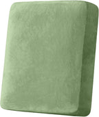 Couch Cover Stretch Velvet Sofa Cushion Cover 1-Piece by Taque
