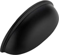 Ravinte Matte Black Drawer Pulls Cabinet Cup Pulls 3 Inch 10 Pack