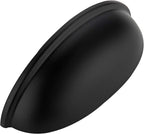 Ravinte Matte Black Drawer Pulls Cabinet Cup Pulls 3 Inch 10 Pack