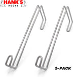 Over The Wall Heavy Duty Concrete Cinder Cement Block Wall Outdoor No Drill Fence Hooks Hangers - Extra Long Large Rafter Ladder Pool Equipment Pole Hangers for Planters Hoses Horse Tack Organization