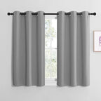 NICETOWN Silver Grey Blackout Curtain Panels by NICETOWN