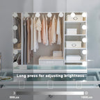 FENCHILIN Vanity Mirror with Lights, Hollywood Makeup Mirror