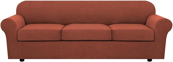 H.VERSAILTEX 4 Piece Stretch Sofa Covers by HVERSAILTEX