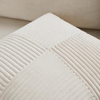 Fancy Homi 2 Packs Cream Euro Decorative Throw Pillow Covers 26x26 Inch - Image 3