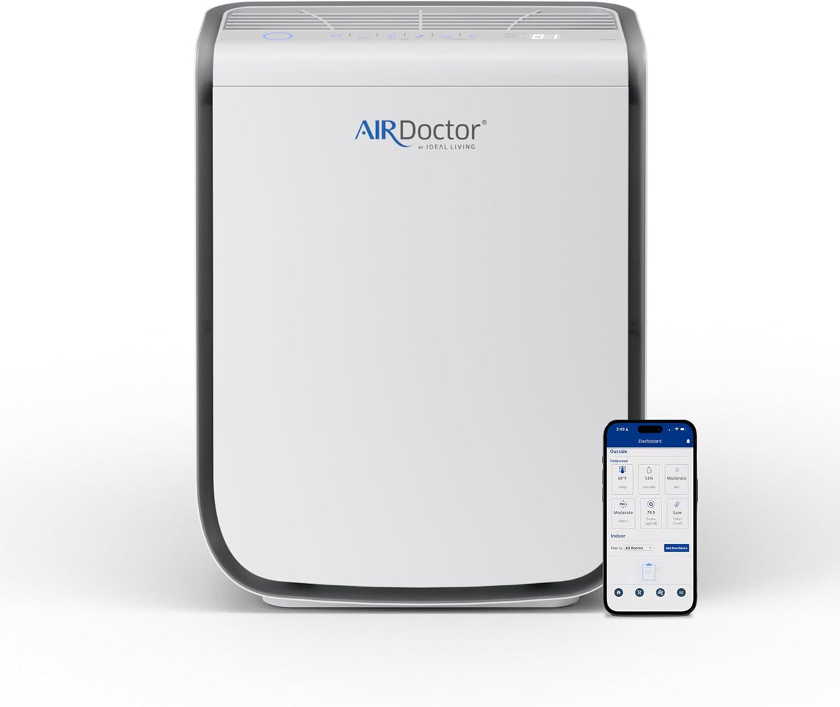 AIRDOCTOR 2000 Smart for Small & Medium Rooms and Bedrooms. 3 Stage Filtration with UltraHEPA