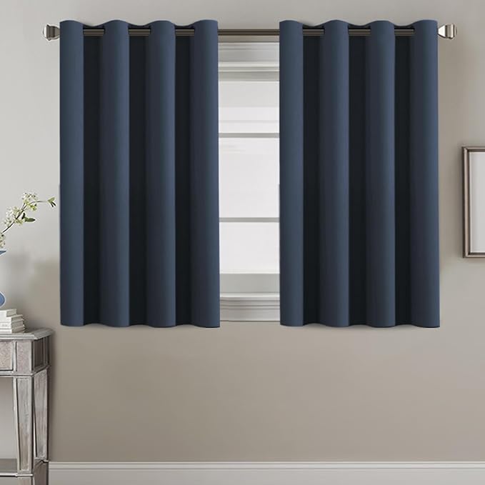H.VERSAILTEX Blackout Curtain for Living Room Small Window Kitchen Blackout by HVERSAILTEX