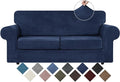 WEERRW Velvet Couch Covers for 2 Cushion Couch Sofa by WEERRW