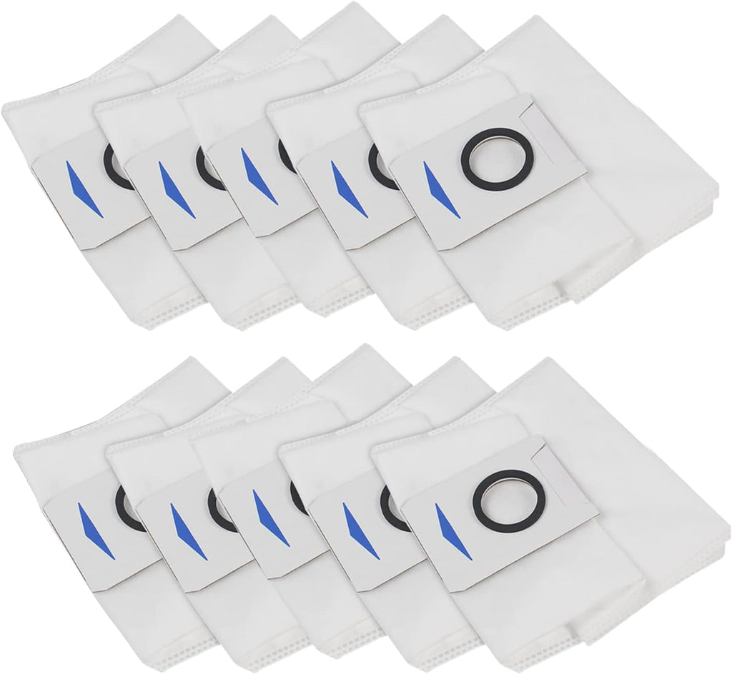 Vacuum Cleaner Floor Care Replacement Parts Kit Compatible With ECOVACS DEEBOT X1 Omni / X1TURBO / X1 Plus Robot Vacuum Cleaner, 5 Dust Bags, 4 Mop Cloth Pads, 2 Hepa Filters, 8 Side Brushes(19pcs)…