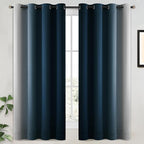 Yakamok 100% Blackout Curtains 63 Inch Length 2 Layers, Light Blocking Thermal - Image 2