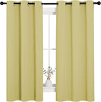 NICETOWN Paler Yellow Blackout Curtains - Image 2