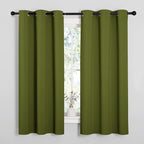 NICETOWN Kitchen Curtain Panels Blackout Draperies, Thermal Insulated Solid by NICETOWN