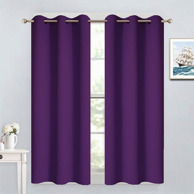 Yakamok Purple Blackout Curtains by Yakamok