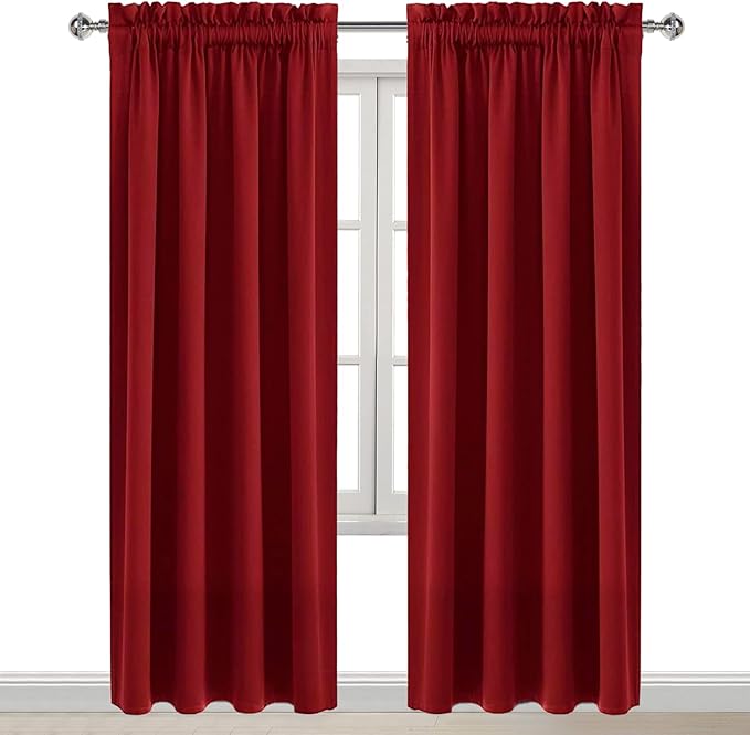 DWCN Christmas Blackout Curtains Room Darkening Thermal Insulated Bedroom - Image 9