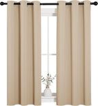 NICETOWN Room Darkening Draperies Window Curtain Panels, Thermal Insulated by NICETOWN