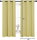 NICETOWN Paler Yellow Blackout Curtains - Image 9