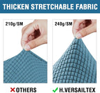 H.VERSAILTEX 3 Piece Stretch Sofa Covers - Image 3