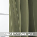 Yakamok Window Treatment Kitchen Drapes - Image 3