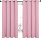 NICETOWN Bedroom Curtain Panels Blackout Draperies, Thermal Insulated Solid - Image 2