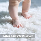 Shag Area Rug for Bedroom 5x8, Soft Fuzzy Rug Non-Shedding Indoor Plush Carpet - Image 3