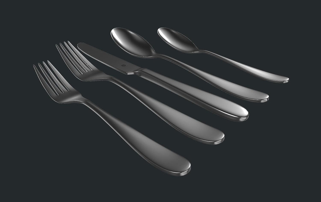 Danialli Silverware Set for 8, 18/10 Stainless Steel (40-Piece, Fidenza)