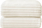 BEDELITE Fleece Blanket Queen Size – 3D Ribbed Jacquard Soft and Warm - Image 8