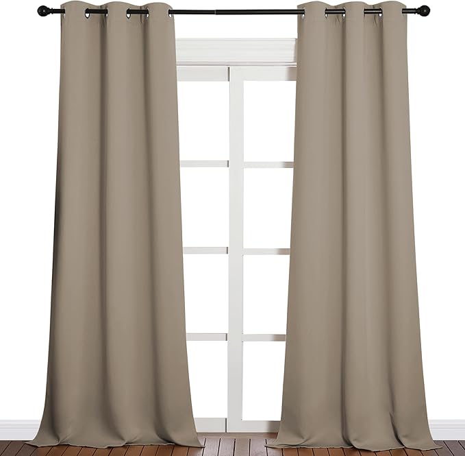 NICETOWN Patio Glass Door Blackout Curtains - Image 2