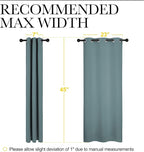 NICETOWN Modern Blackout Curtains Noise Reducing, Thermal Insulated and Privacy - Image 7