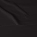 Amazon Basics Lightweight Super Soft Easy Care Breathable Microfiber 4 Piece Cozy Comfortable Bed Sheet Set, Wrinkle Resistant with 14-Inch Deep Pockets, Queen, Black, Solid