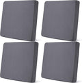 Newwiee Set of 4 Stretch Patio Cushion Covers Sofa Couch Seat Chair Slipcovers by Newwiee