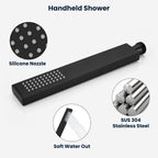 gotonovo Rainfall Shower System with Full Body Jets 6pcs Matte Black