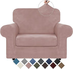 WEERRW Velvet Stretch Chair Sofa Slipcover by WEERRW