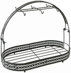 Mug Holder Coffee Cup Rack Stand - Wrought Iron Mug Rack Tea Set Organizer